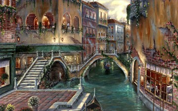  Romance Painting - Venice Romance Robert Final cityscapes